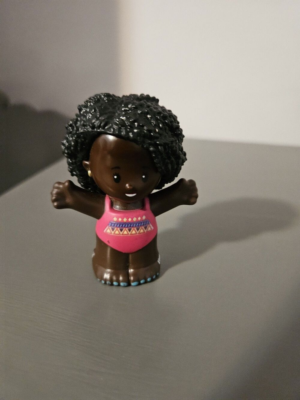 Little People Fisher Price 2022 African American Beach Barbie